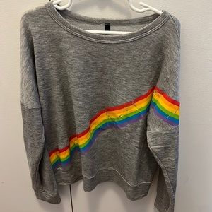 Revelation rainbow long sleeve shirt